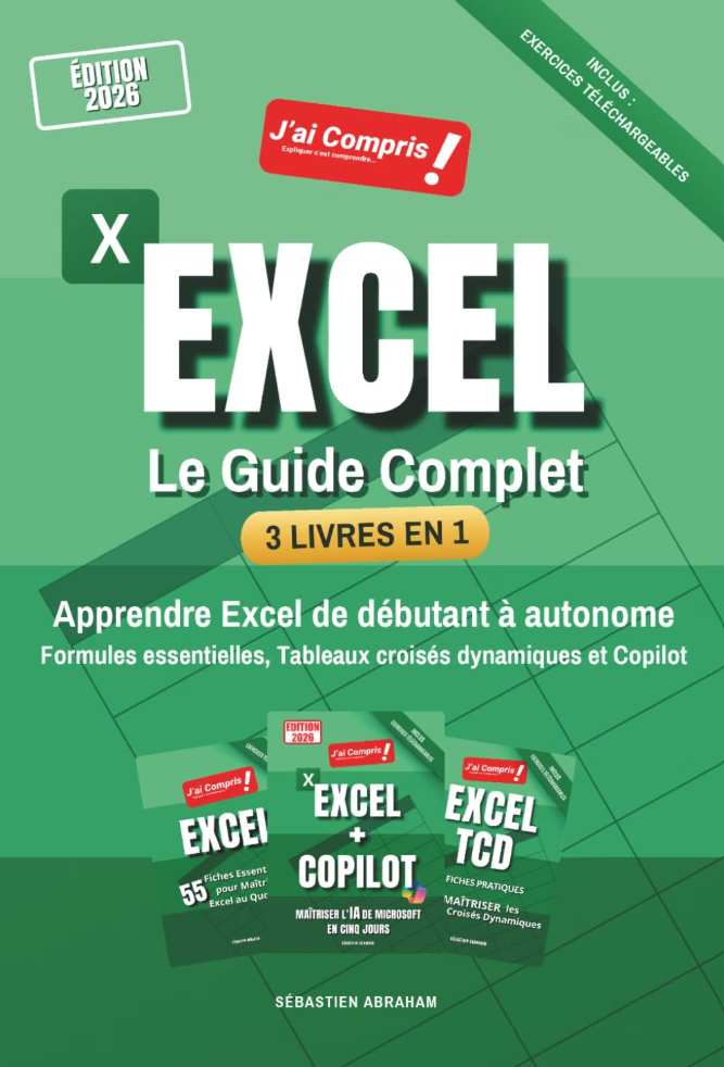 Couverture — EXCEL — Le Guide Complet : 3 livres en 1 pour apprendre Excel de débutant à autonome